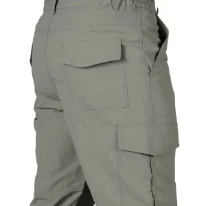 New Men's Tactical Cargo Pants Casual Trousers Waterproof